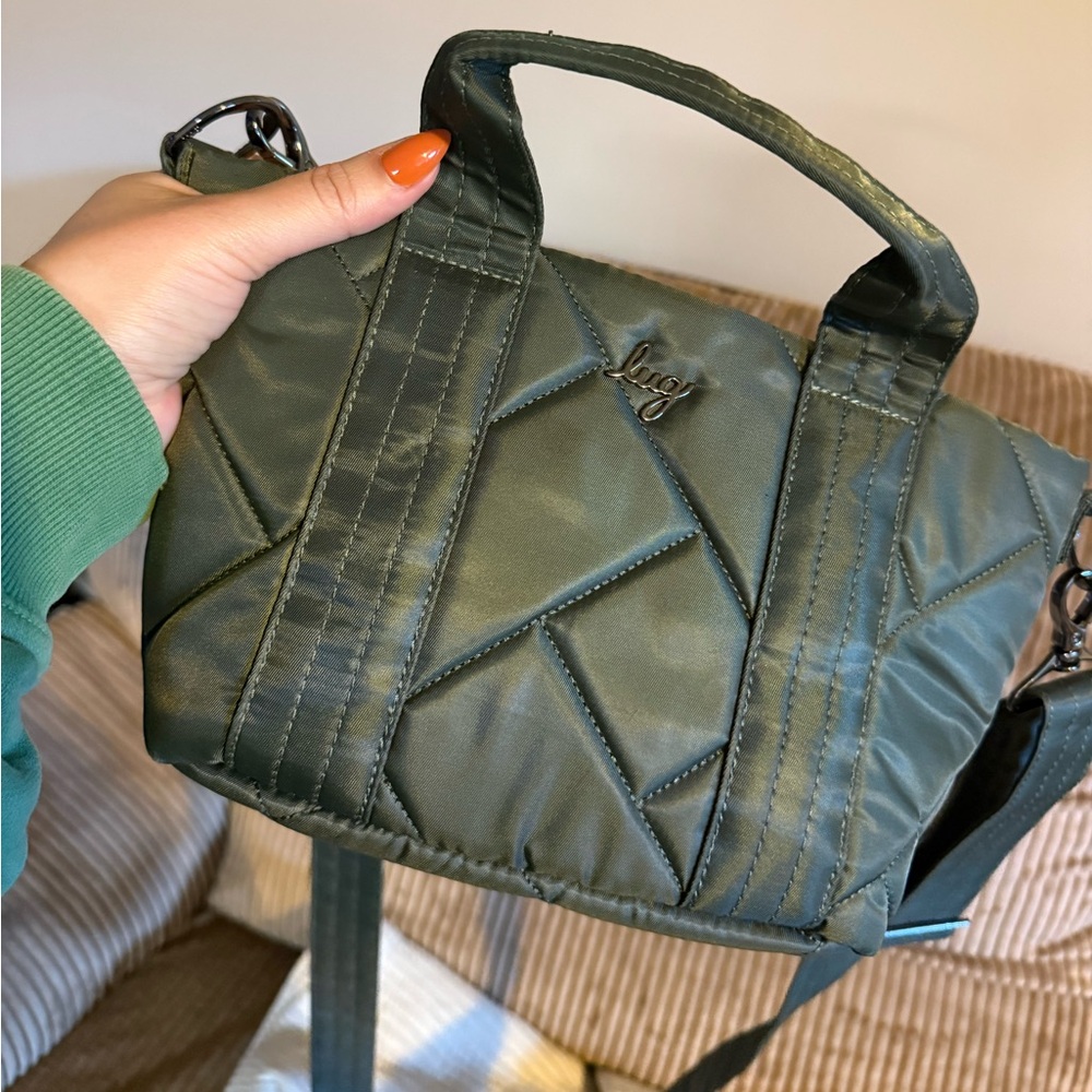 Lug Olive Quilted Mini Bag